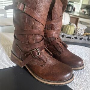 Steve Madden Upper Leather Booties sz 8